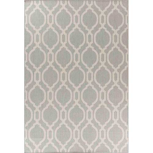 Sky Trellis Grey Indoor / Outdoor Runner Rugs