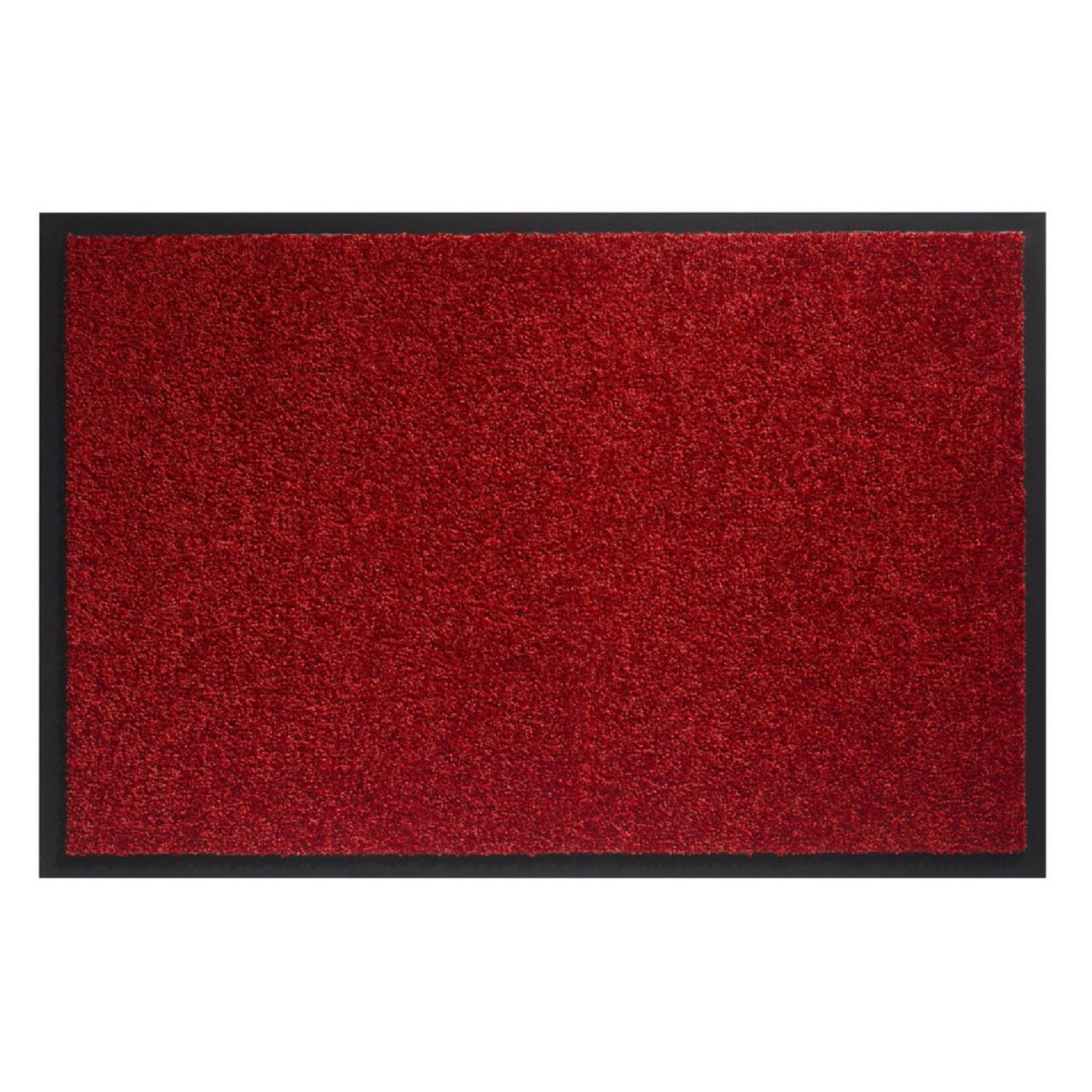 Abaseen Red Door Mat Outdoor Non Slip Washable Door Mats