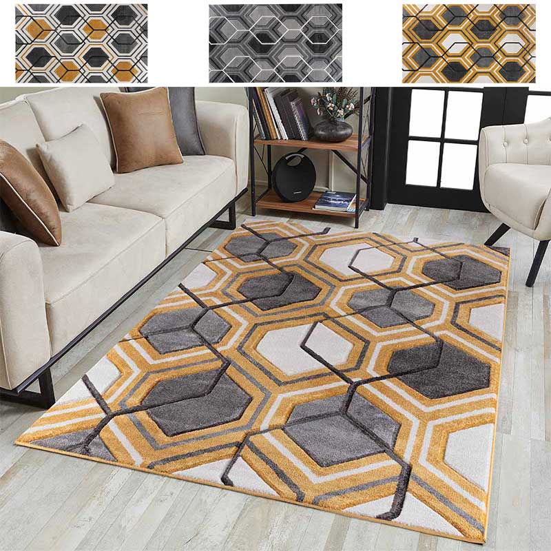 Glovelsupplies Valencia Hexagon Rugs