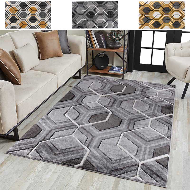 Glovelsupplies Valencia Hexagon Rugs