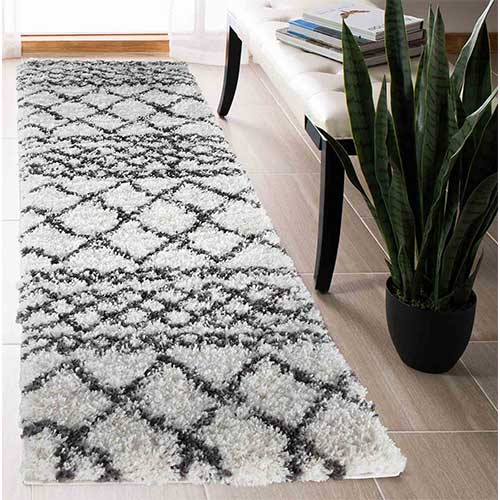 Abaseen Marrakesh Shaggy Rug Extra Large Rugs For Sale