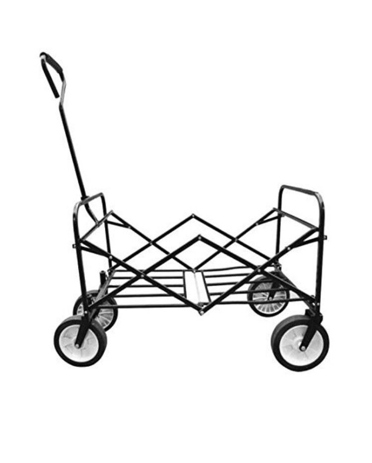 Abaseen Portable Folding Garden Trolley - 4 Colors Assembling prosess