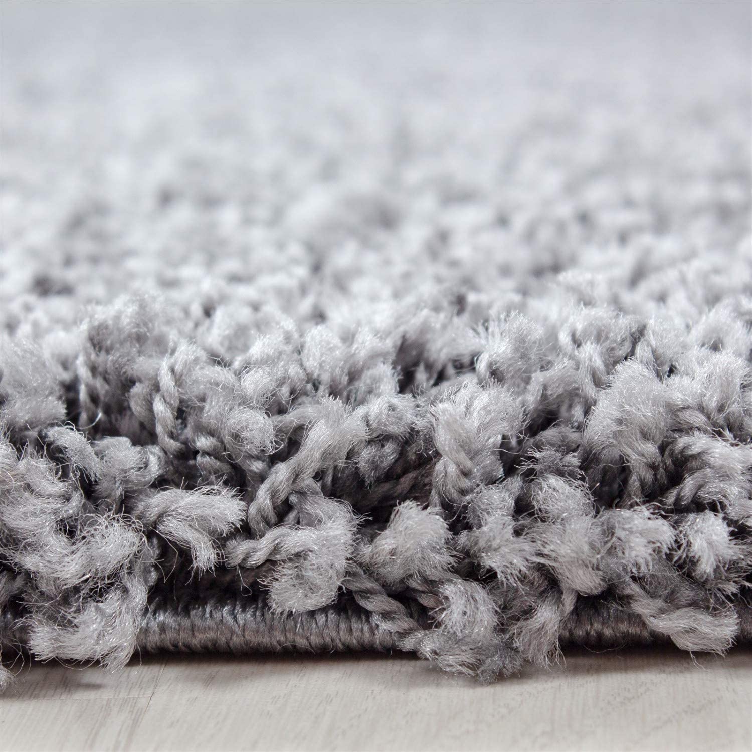 Abaseen High Pile Propylene Silver and Grey Rugs Available in 5 Sizes & Different Colors 